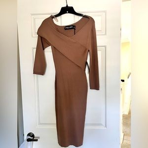 New York & Company Gabrielle Union Collection women’s dress Nude sz Med